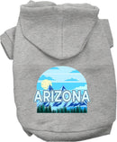 Pet Dog & Cat Screen Printed Hoodie for Small to Medium Pets (Sizes XS-XL), "Arizona Trailblazer"