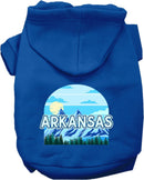 Pet Dog & Cat Screen Printed Hoodie for Medium to Large Pets (Sizes 2XL-6XL), "Arkansas Trailblazer"