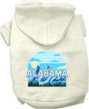 Pet Dog & Cat Screen Printed Hoodie for Medium to Large Pets (Sizes 2XL-6XL), "Alabama Trailblazer"