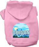 Pet Dog & Cat Screen Printed Hoodie for Small to Medium Pets (Sizes XS-XL), "Oregon Trailblazer"