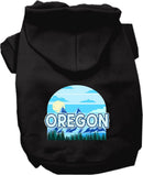 Pet Dog & Cat Screen Printed Hoodie for Medium to Large Pets (Sizes 2XL-6XL), "Oregon Trailblazer"