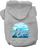 Pet Dog & Cat Screen Printed Hoodie for Medium to Large Pets (Sizes 2XL-6XL), "South Carolina Trailblazer"