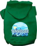 Pet Dog & Cat Screen Printed Hoodie for Small to Medium Pets (Sizes XS-XL), "Tennessee Trailblazer"