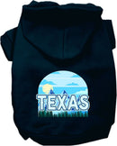 Pet Dog & Cat Screen Printed Hoodie for Small to Medium Pets (Sizes XS-XL), "Texas Trailblazer"