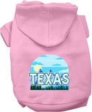 Pet Dog & Cat Screen Printed Hoodie for Small to Medium Pets (Sizes XS-XL), "Texas Trailblazer"