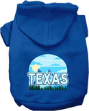 Pet Dog & Cat Screen Printed Hoodie for Medium to Large Pets (Sizes 2XL-6XL), "Texas Trailblazer"