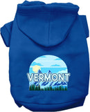 Pet Dog & Cat Screen Printed Hoodie for Medium to Large Pets (Sizes 2XL-6XL), "Vermont Trailblazer"