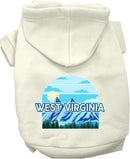 Pet Dog & Cat Screen Printed Hoodie for Medium to Large Pets (Sizes 2XL-6XL), "West Virginia Trailblazer"