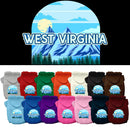 Pet Dog & Cat Screen Printed Hoodie for Medium to Large Pets (Sizes 2XL-6XL), "West Virginia Trailblazer"