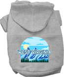 Pet Dog & Cat Screen Printed Hoodie for Medium to Large Pets (Sizes 2XL-6XL), "West Virginia Trailblazer"