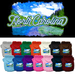 Pet Dog & Cat Screen Printed Hoodie for Medium to Large Pets (Sizes 2XL-6XL), "North Carolina Summer"