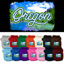 Pet Dog & Cat Screen Printed Hoodie for Small to Medium Pets (Sizes XS-XL), "Oregon Summer"