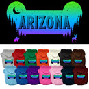 Pet Dog & Cat Screen Printed Hoodie for Small to Medium Pets (Sizes XS-XL), "Arizona Mountain Shades"