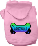 Pet Dog & Cat Screen Printed Hoodie for Small to Medium Pets (Sizes XS-XL), "Arizona Mountain Shades"