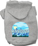 Pet Dog & Cat Screen Printed Hoodie for Medium to Large Pets (Sizes 2XL-6XL), "Minnesota Trailblazer"