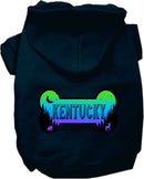 Pet Dog & Cat Screen Printed Hoodie for Medium to Large Pets (Sizes 2XL-6XL), "Kentucky Mountain Shades"