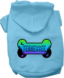 Pet Dog & Cat Screen Printed Hoodie for Small to Medium Pets (Sizes XS-XL), "Tennessee Mountain Shades"