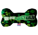 Pet & Dog Plush Bone Toy, "In My Lucky Era"