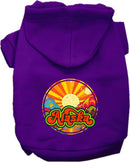 Pet Dog & Cat Screen Printed Hoodie for Small to Medium Pets (Sizes XS-XL), "Alaska Mellow Mountain"