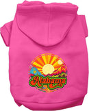 Pet Dog & Cat Screen Printed Hoodie for Medium to Large Pets (Sizes 2XL-6XL), "Alabama Mellow Mountain"