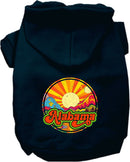 Pet Dog & Cat Screen Printed Hoodie for Small to Medium Pets (Sizes XS-XL), "Alabama Mellow Mountain"