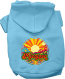 Pet Dog & Cat Screen Printed Hoodie for Small to Medium Pets (Sizes XS-XL), "Michigan Mellow Mountain"