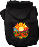 Pet Dog & Cat Screen Printed Hoodie for Medium to Large Pets (Sizes 2XL-6XL), "Idaho Mellow Mountain"