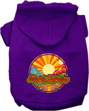 Pet Dog & Cat Screen Printed Hoodie for Medium to Large Pets (Sizes 2XL-6XL), "North Carolina Mellow Mountain"