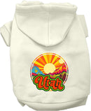 Pet Dog & Cat Screen Printed Hoodie for Medium to Large Pets (Sizes 2XL-6XL), "Utah Mellow Mountain"