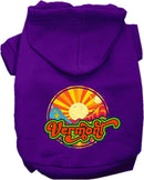 Pet Dog & Cat Screen Printed Hoodie for Medium to Large Pets (Sizes 2XL-6XL), "Vermont Mellow Mountain"