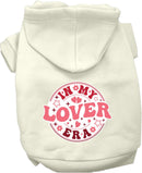 Pet Dog & Cat Screen Printed Hoodie for Medium to Large Pets (Sizes 2XL-6XL), "In My Lover Era"