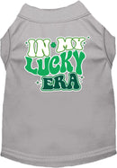 Pet Dog & Cat Screen Printed Shirt for Medium to Large Pets (Sizes 2XL-6XL), "In My Lucky Era"