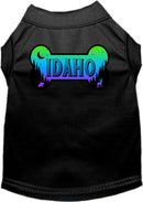 Pet Dog & Cat Screen Printed Shirt for Small to Medium Pets (Sizes XS-XL), "Idaho Mountain Shades"