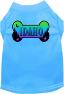 Pet Dog & Cat Screen Printed Shirt for Small to Medium Pets (Sizes XS-XL), "Idaho Mountain Shades"