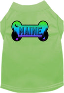 Pet Dog & Cat Screen Printed Shirt for Small to Medium Pets (Sizes XS-XL), "Maine Mountain Shades"