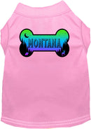 Pet Dog & Cat Screen Printed Shirt for Medium to Large Pets (Sizes 2XL-6XL), "Montana Mountain Shades"