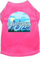 Pet Dog & Cat Screen Printed Shirt for Small to Medium Pets (Sizes XS-XL), "California Trailblazer"