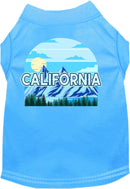 Pet Dog & Cat Screen Printed Shirt for Small to Medium Pets (Sizes XS-XL), "California Trailblazer"