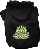 Pet Dog & Cat Screen Printed Hoodie for Medium to Large Pets (Sizes 2XL-6XL), "Alabama Woodland Trees"