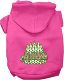 Pet Dog & Cat Screen Printed Hoodie for Medium to Large Pets (Sizes 2XL-6XL), "Alabama Woodland Trees"