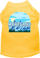 Pet Dog & Cat Screen Printed Shirt for Medium to Large Pets (Sizes 2XL-6XL), "Maryland Trailblazer"