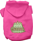 Pet Dog & Cat Screen Printed Hoodie for Medium to Large Pets (Sizes 2XL-6XL), "California Woodland Trees"