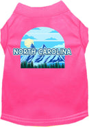 Pet Dog & Cat Screen Printed Shirt for Small to Medium Pets (Sizes XS-XL), "North Carolina Trailblazer"