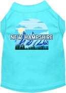 Pet Dog & Cat Screen Printed Shirt for Medium to Large Pets (Sizes 2XL-6XL), "New Hampshire Trailblazer"