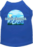 Pet Dog & Cat Screen Printed Shirt for Medium to Large Pets (Sizes 2XL-6XL), "South Carolina Trailblazer"