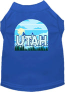 Pet Dog & Cat Screen Printed Shirt for Small to Medium Pets (Sizes XS-XL), "Utah Trailblazer"