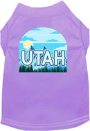 Pet Dog & Cat Screen Printed Shirt for Small to Medium Pets (Sizes XS-XL), "Utah Trailblazer"