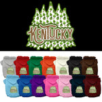 Pet Dog & Cat Screen Printed Hoodie for Small to Medium Pets (Sizes XS-XL), "Kentucky Woodland Trees"