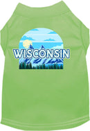 Pet Dog & Cat Screen Printed Shirt for Small to Medium Pets (Sizes XS-XL), "Wisconsin Trailblazer"