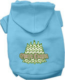 Pet Dog & Cat Screen Printed Hoodie for Medium to Large Pets (Sizes 2XL-6XL), "North Dakota Woodland Trees"